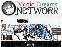 Tablet Screenshot of manicdreams.net